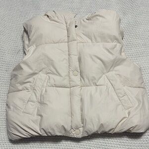 Mango Cream Puffer Vest